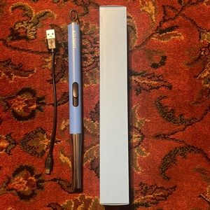 USBLighter Rechargeable Long Electric Arc Lighters for Candles Outdoor Windproof